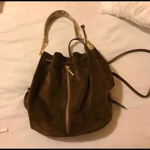 Elizabeth and James Cynnie suede bucket bag!